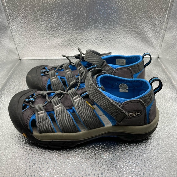 Keen Sandals big kids 4 Newport H2 Magnet Brilliant Blue Gray - Picture 4 of 6